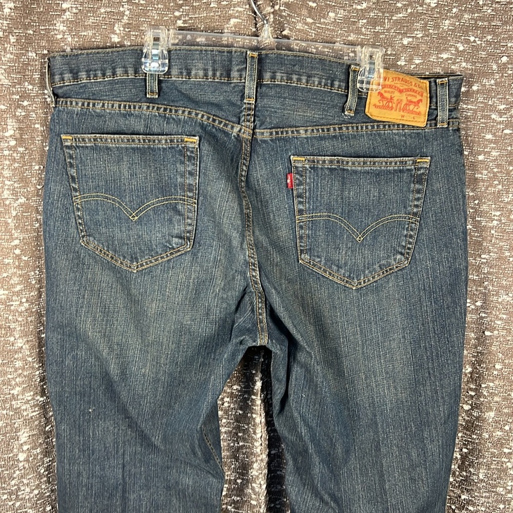 559‎ Relaxed Straight Fit Men's Jeans Size W42 L30 - Picture 11 of 12